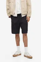 Regular Fit Knee-length Cargo Shorts