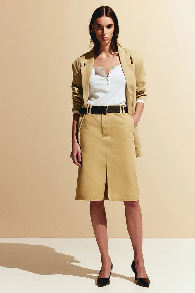 Utility Skirt with Belt