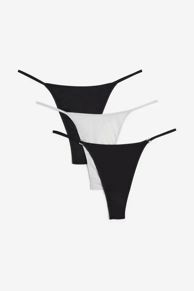 Hollister Gilly Hicks Micro Thong Underwear 3-Pack