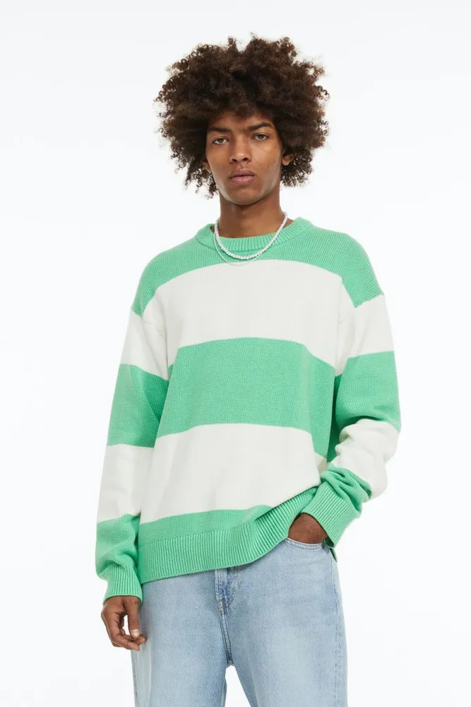 Relaxed Fit Cotton Sweater