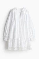 Dress with Eyelet Embroidery