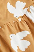 Patterned Cotton Jersey Dress