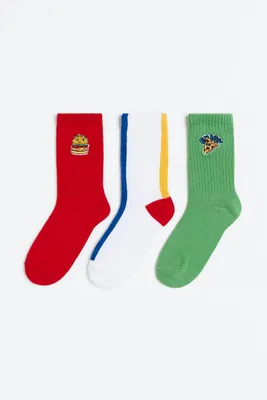 3-pack Ribbed Socks