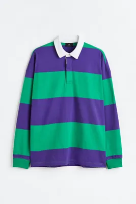 Oversized Fit Rugby Shirt