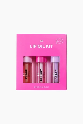 3-pack Flavored Lip Oils