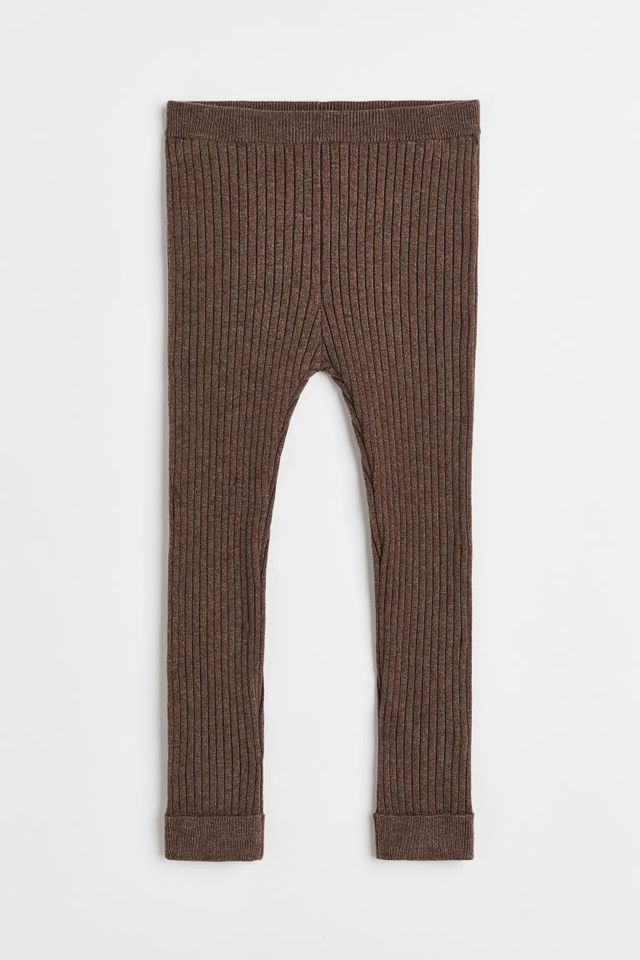 H&M Ribbed Stirrup Leggings