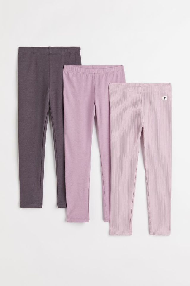 Capri-Leggings 3-Pack for Girls