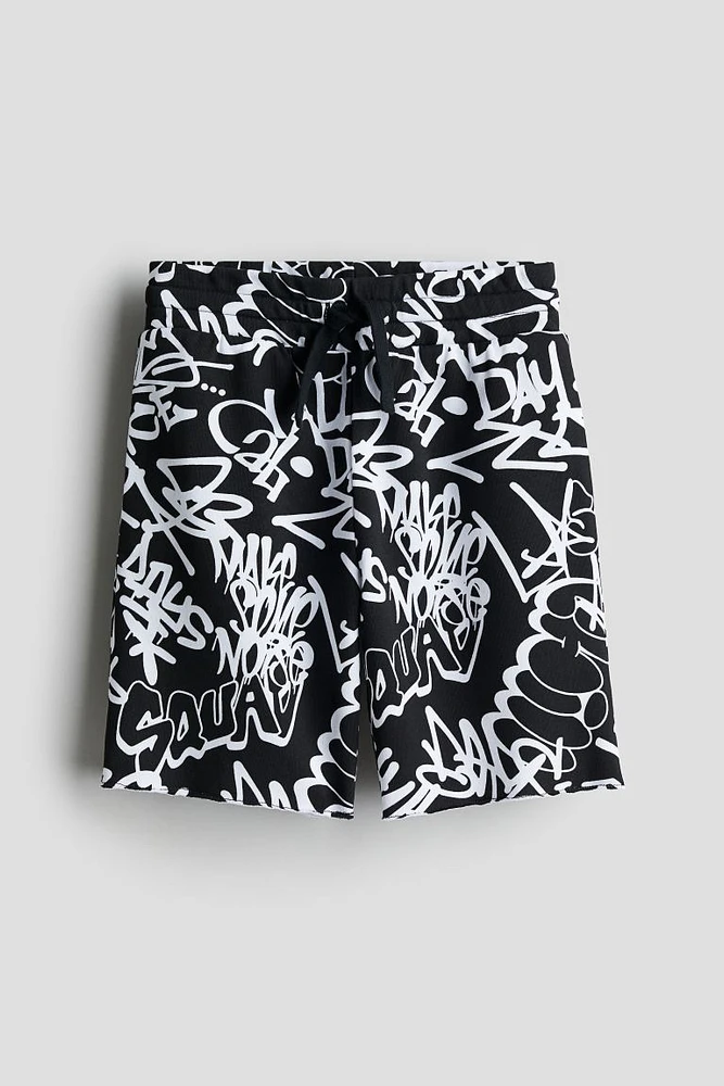 Printed Sweatshorts