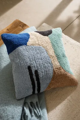 Tufted Cotton Cushion Cover