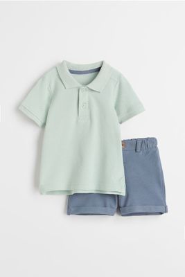 Polo Shirt and Shorts
