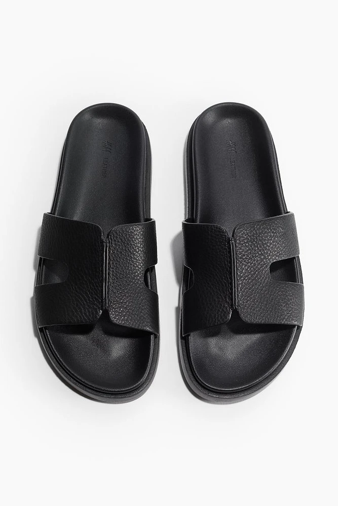 Leather Slides