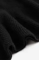 Rib-knit Peplum Sweater