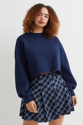 H&M+ Short Twill Skirt
