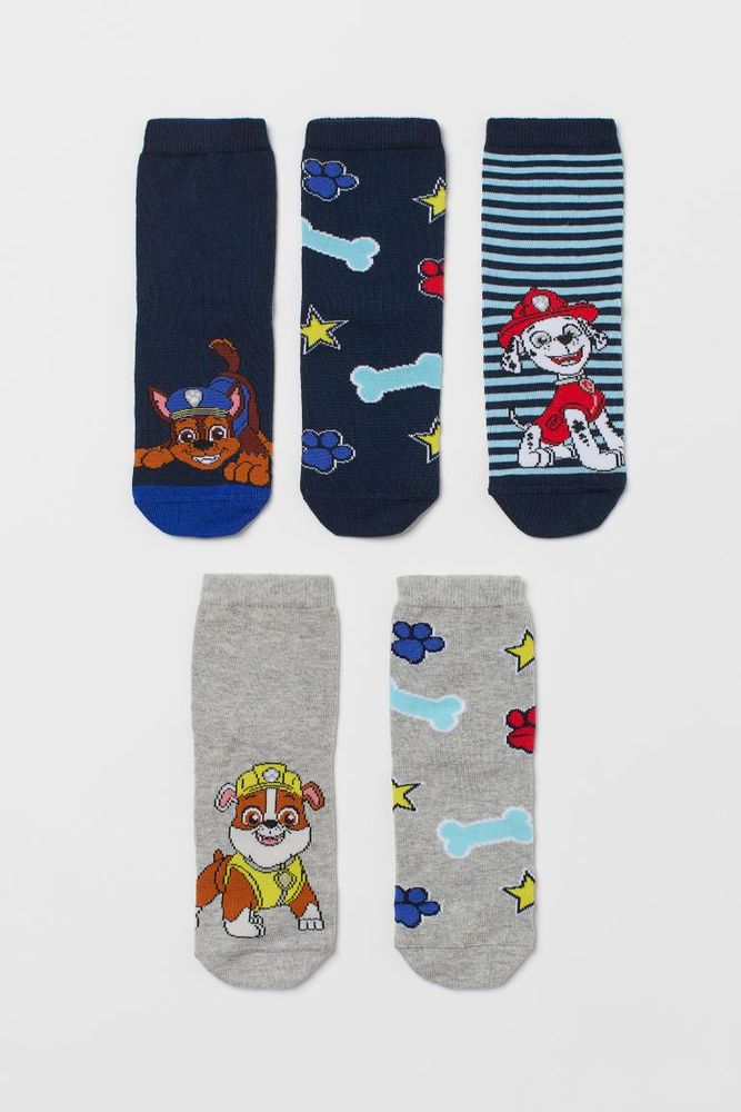 5-pack Non-slip Socks