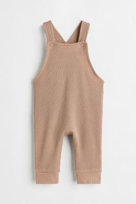 Waffled Overall Jumpsuit