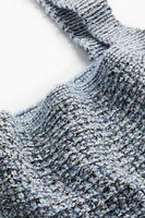 Textured-knit Crop Top
