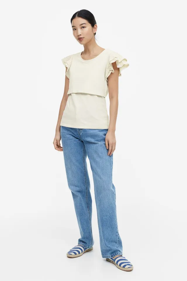 H&M MAMA Ribbed Nursing Top  Willowbrook Shopping Centre