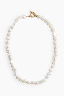 Gold-plated Pearl Necklace