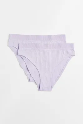 2-pack Ribbed Briefs