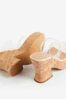 Wedge-heeled Sandals