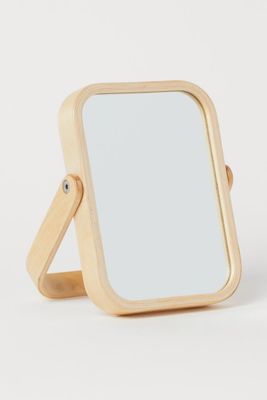 Wooden Table Mirror