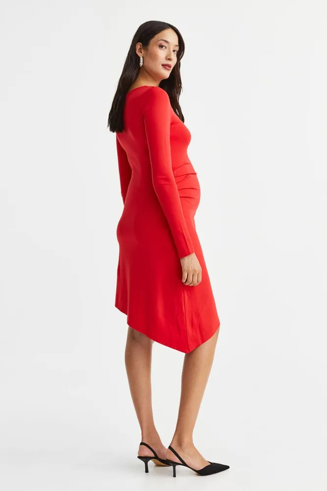 Asymmetrical Jersey Dress