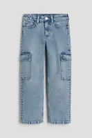 Loose Fit Straight Leg Jeans