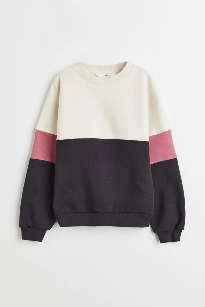 H&M Color-block Sweatshirt