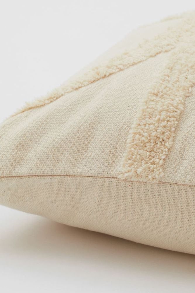 Tufted Cotton Cushion Cover