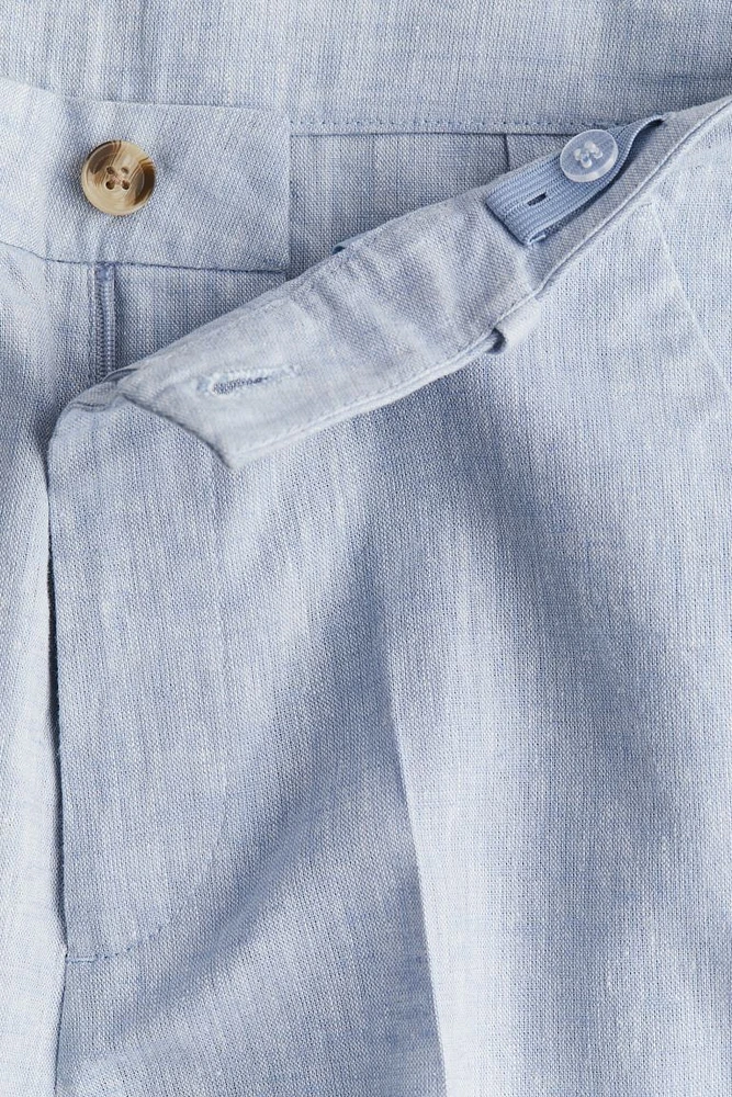 Linen-blend Suit