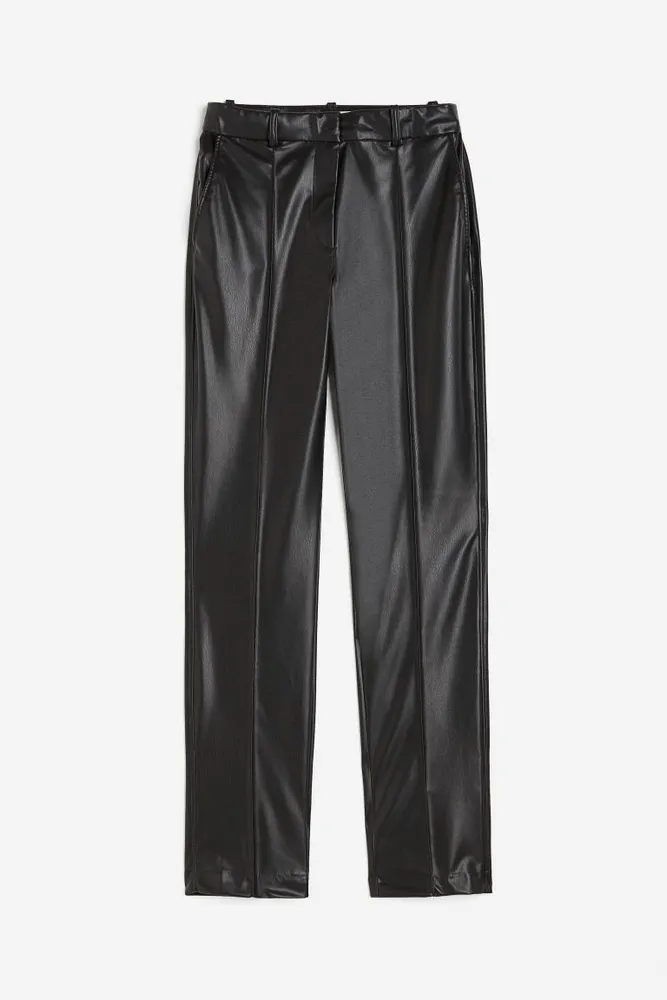 Slim Coated Pants