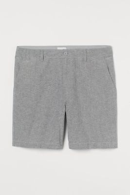 Oxford Cotton Shorts