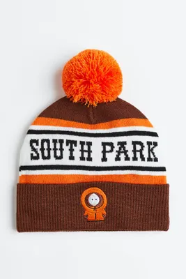 Knit Hat with Pompom