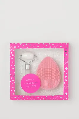 Trousse avec rouleau visage et éponge nettoyante
