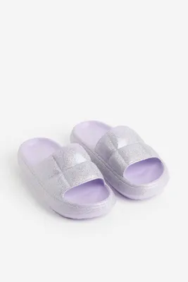 Quilted-look Pool Shoes
