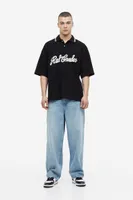 Oversized Fit Polo Shirt