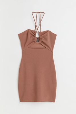 Bodycon Dress with Cut-out