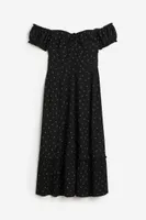 H&M+ Off-the-shoulder Crinkled Dress