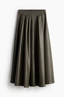 Coated A-line Skirt