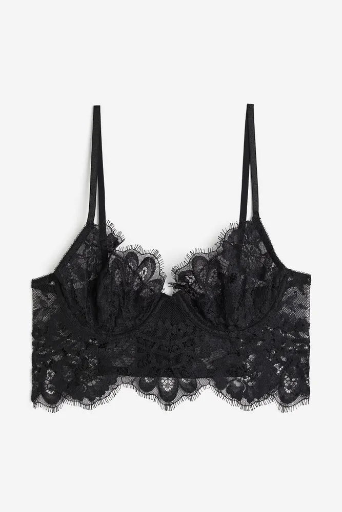 Non-padded Lace Bustier