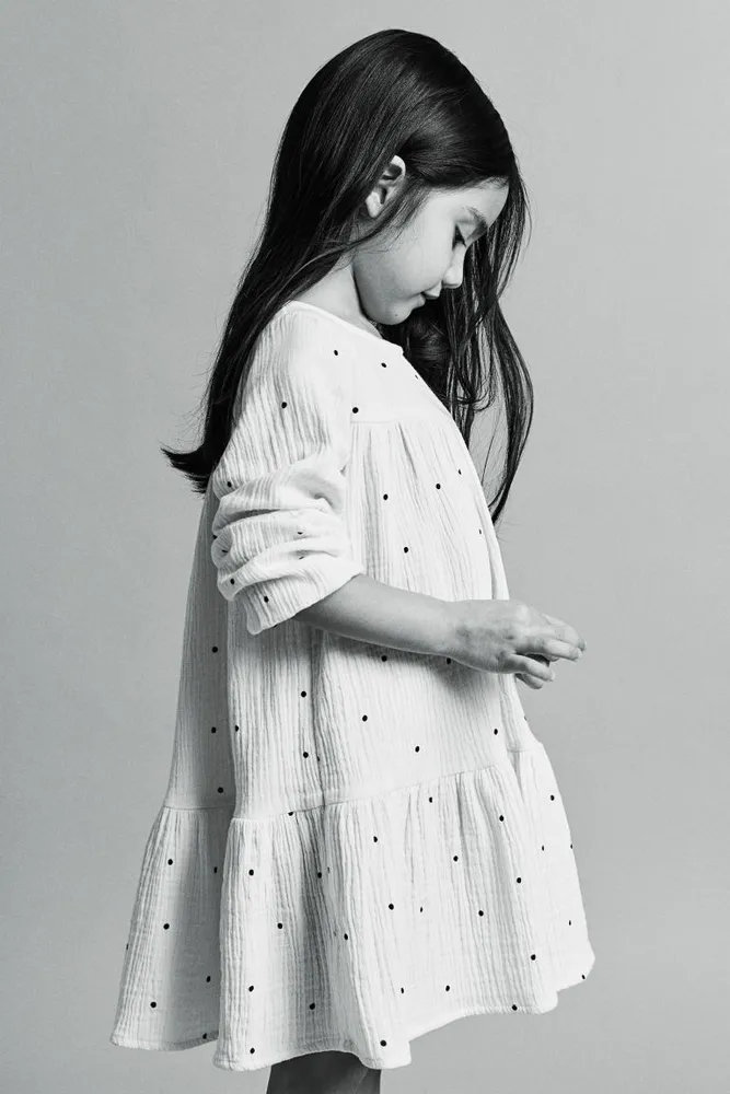 A-line Muslin Dress