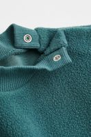 Mock-turtleneck Fleece Sweatshirt