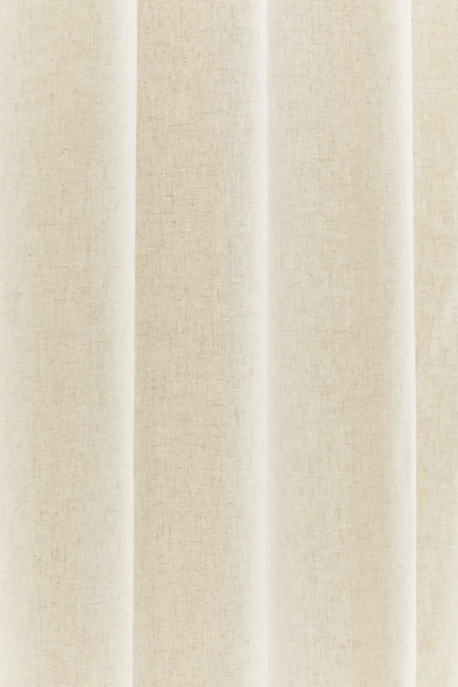 Linen-blend Shower Curtain