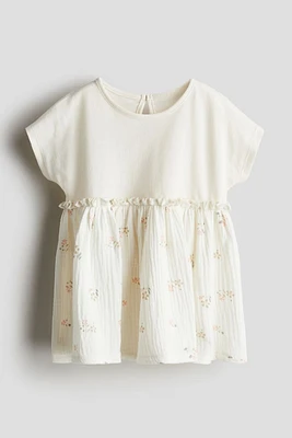 Short-sleeved Cotton Dress