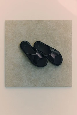 Leather Slides