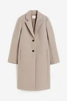 Single-breasted Twill Coat