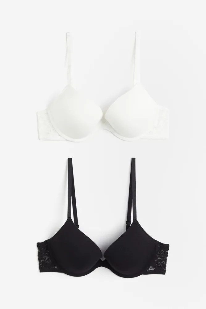 2-pack Cotton Push-up Bras