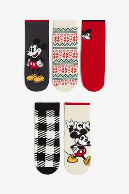 5-pack Patterned Socks