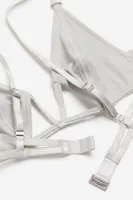 Satin Triangle Bra