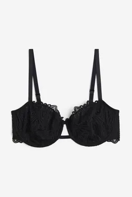 Non-padded Underwire Lace Bra